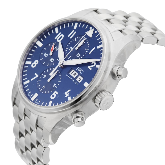 Pre-Owned IWC Pilots Chronograph Edition Le Petit Prince 43MM Stainless Steel IW377717