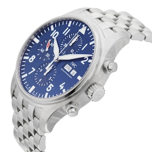 Pre-Owned IWC Pilots Chronograph Edition Le Petit Prince 43MM Stainless Steel IW377717