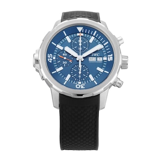 Pre-Owned IWC IWC Aquatimer Chronograph Edition Expedition Jacques-Yves Cousteau 44mm Stainless Steel