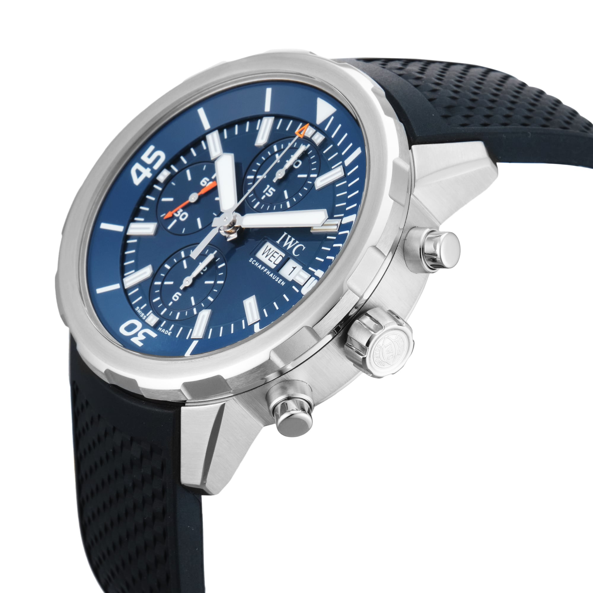 Pre-Owned IWC IWC Aquatimer Chronograph Edition Expedition Jacques-Yves Cousteau 44mm Stainless Steel Pre-Owned IWC IWC Aquatimer Chronograph Edition Expedition Jacques-Yves Cousteau 44mm Stainless Steel