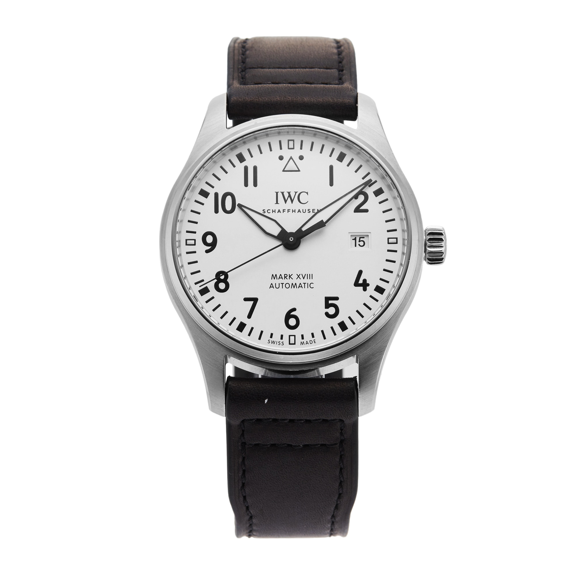Pre-Owned IWC Pilots Mark XVIII 40mm Stainless Steel Pre-Owned IWC Pilots Mark XVIII 40mm Stainless Steel