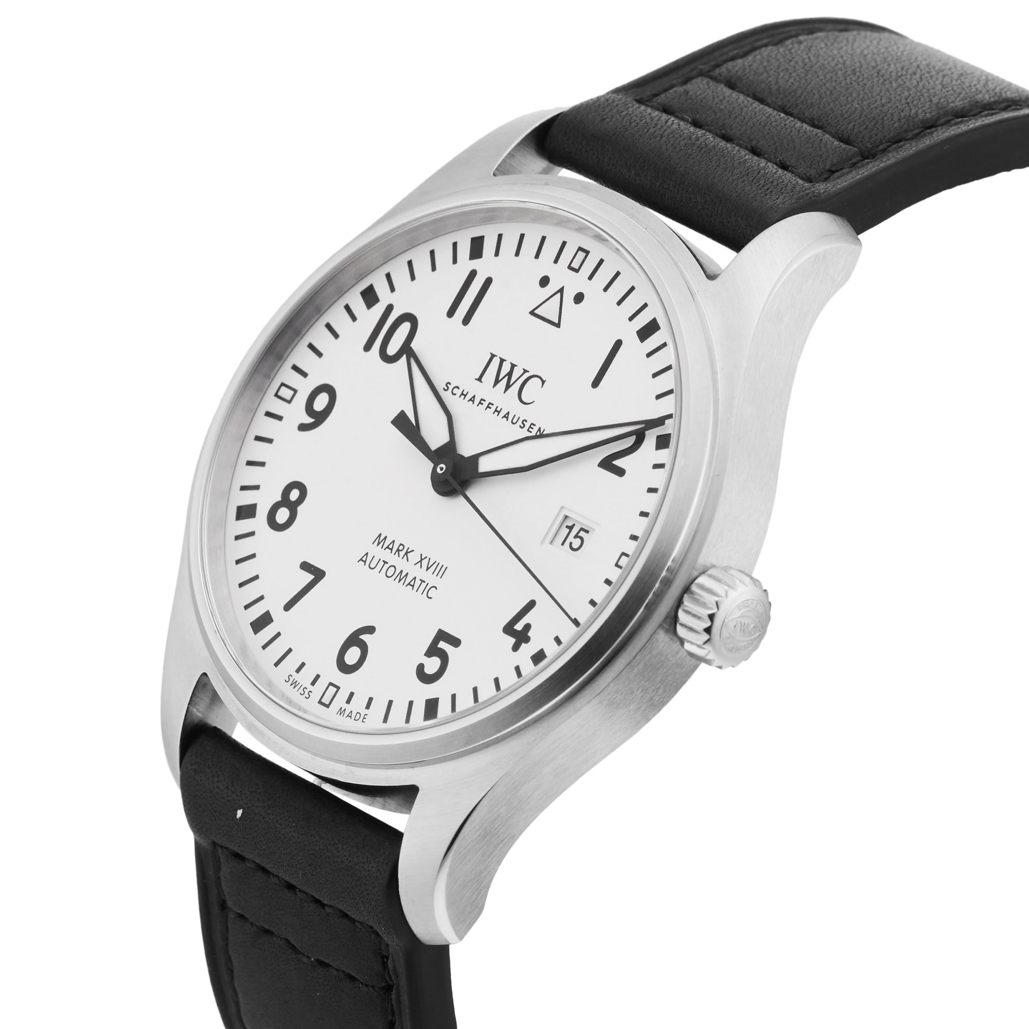 Pre-Owned IWC Pilots Mark XVIII 40mm Stainless Steel Pre-Owned IWC Pilots Mark XVIII 40mm Stainless Steel