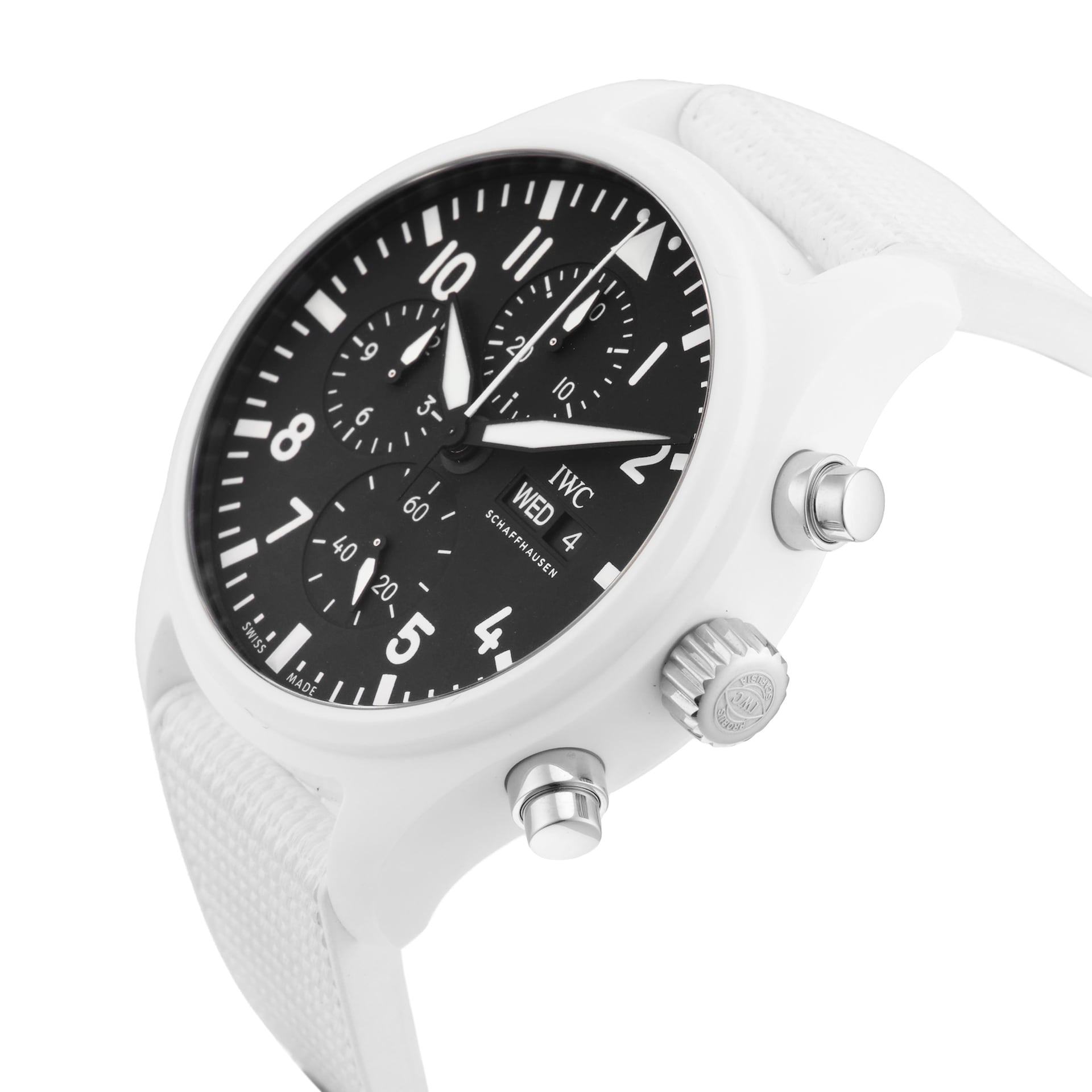 Pre-Owned IWC Pilots Watch Top Gun Edition Lake Tahoe 44.5mm Ceramic Pre-Owned IWC Pilots Watch Top Gun Edition Lake Tahoe 44.5mm Ceramic