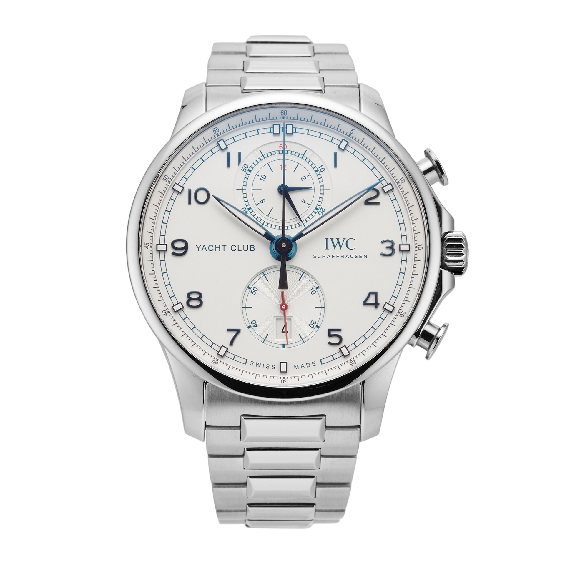 Pre-Owned IWC Portugieser Yatch Club Chronograph 44.5mm Stainless Steel
