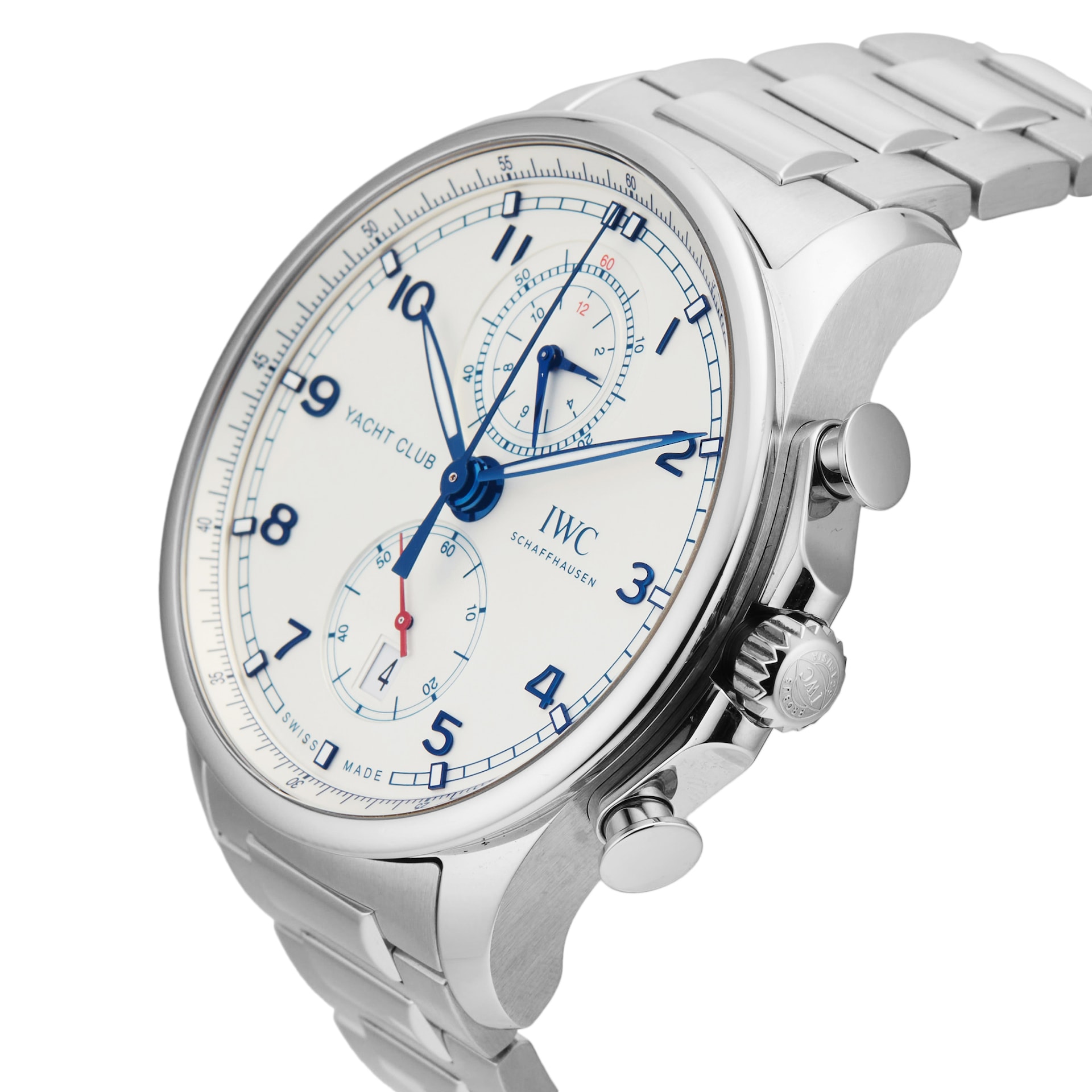 Pre-Owned IWC Portugieser Yatch Club Chronograph 44.5mm Stainless Steel