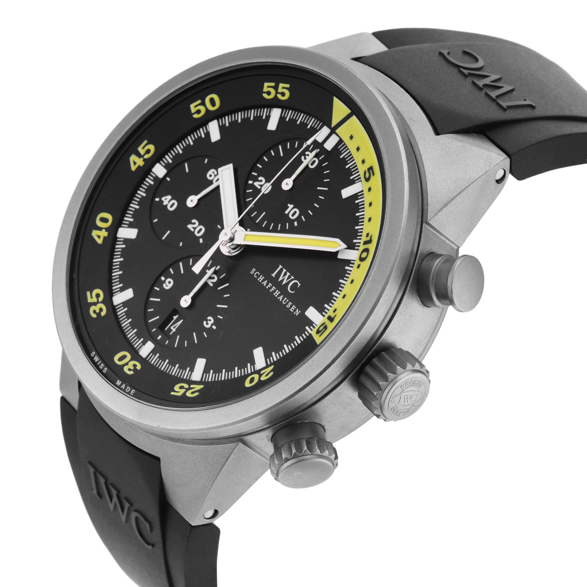 Pre-Owned IWC Aquatimer Split Minute Chronograph 43.8mm Titanium