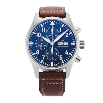Pre-Owned IWC Pilot Watch Chronograph Edition Le Petit Prince 43MM Stainless Steel