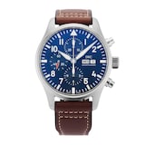 Pre-Owned IWC Pilot Watch Chronograph Edition Le Petit Prince 43mm Stainless Steel