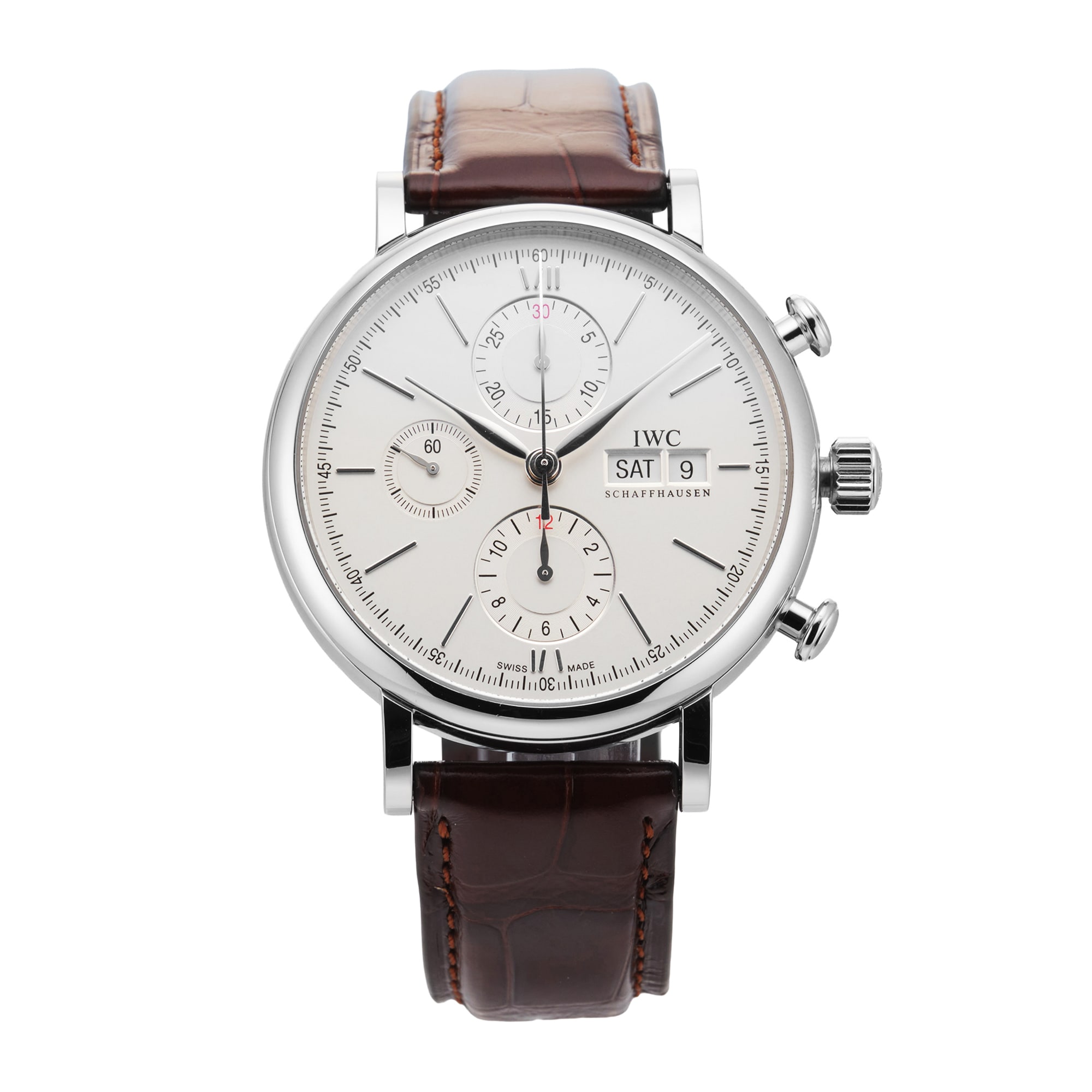 Pre-Owned IWC Portofino Chronograph 42mm Stainless Steel Pre-Owned IWC Portofino Chronograph 42mm Stainless Steel
