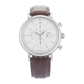 Pre-Owned IWC Schaffhausen Portofino Chronograph 42mm Stainless Steel Pre-Owned IWC Schaffhausen Portofino Chronograph 42mm Stainless Steel