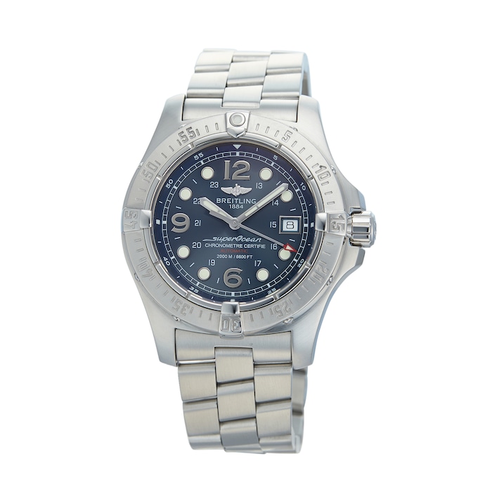 Pre-Owned Breitling Pre-Owned Breitling Superocean Steelfish Mens Watch A1739010/C666