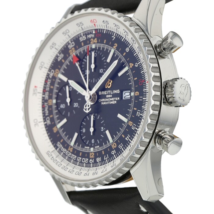 Pre-Owned Breitling Pre-Owned Breitling Navitimer World Mens Watch A24322
