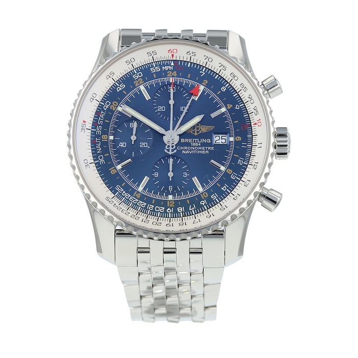 Pre-Owned Breitling Navitimer World Mens Watch A2432212