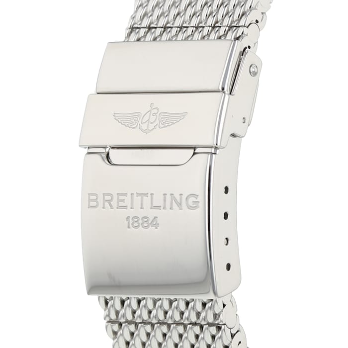 Pre-Owned Breitling Transocean Unitime Mens Watch AB0510U4/BB6215
