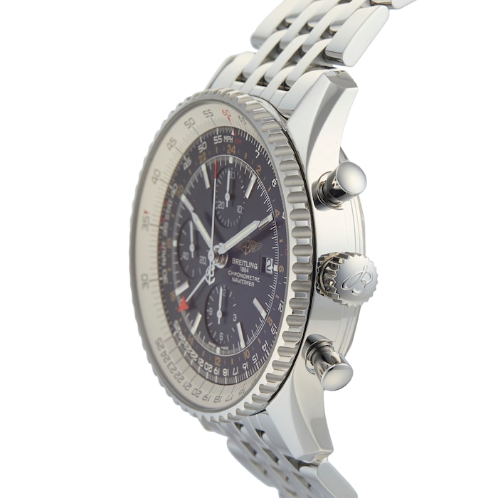 Pre-Owned Breitling Pre-Owned Breitling Navitimer World Mens Watch A2432212/B726