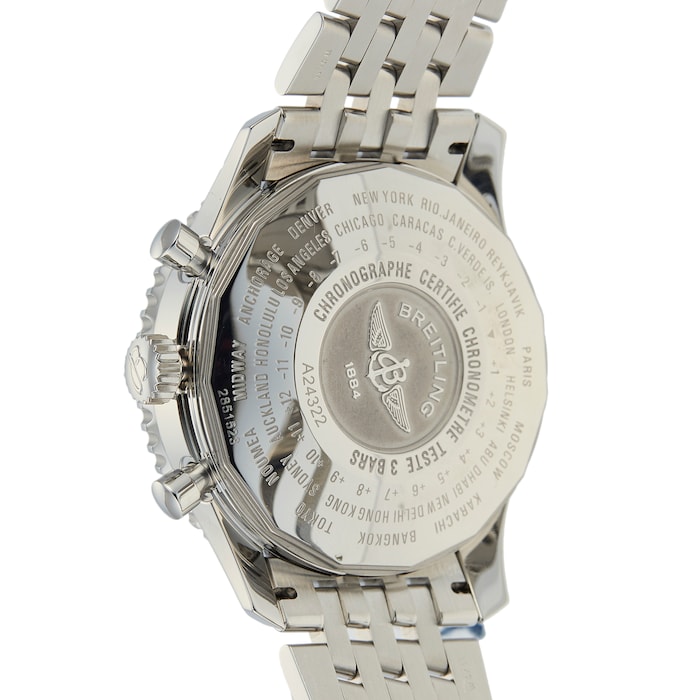 Pre-Owned Breitling Navitimer World Mens Watch A2432212/B726