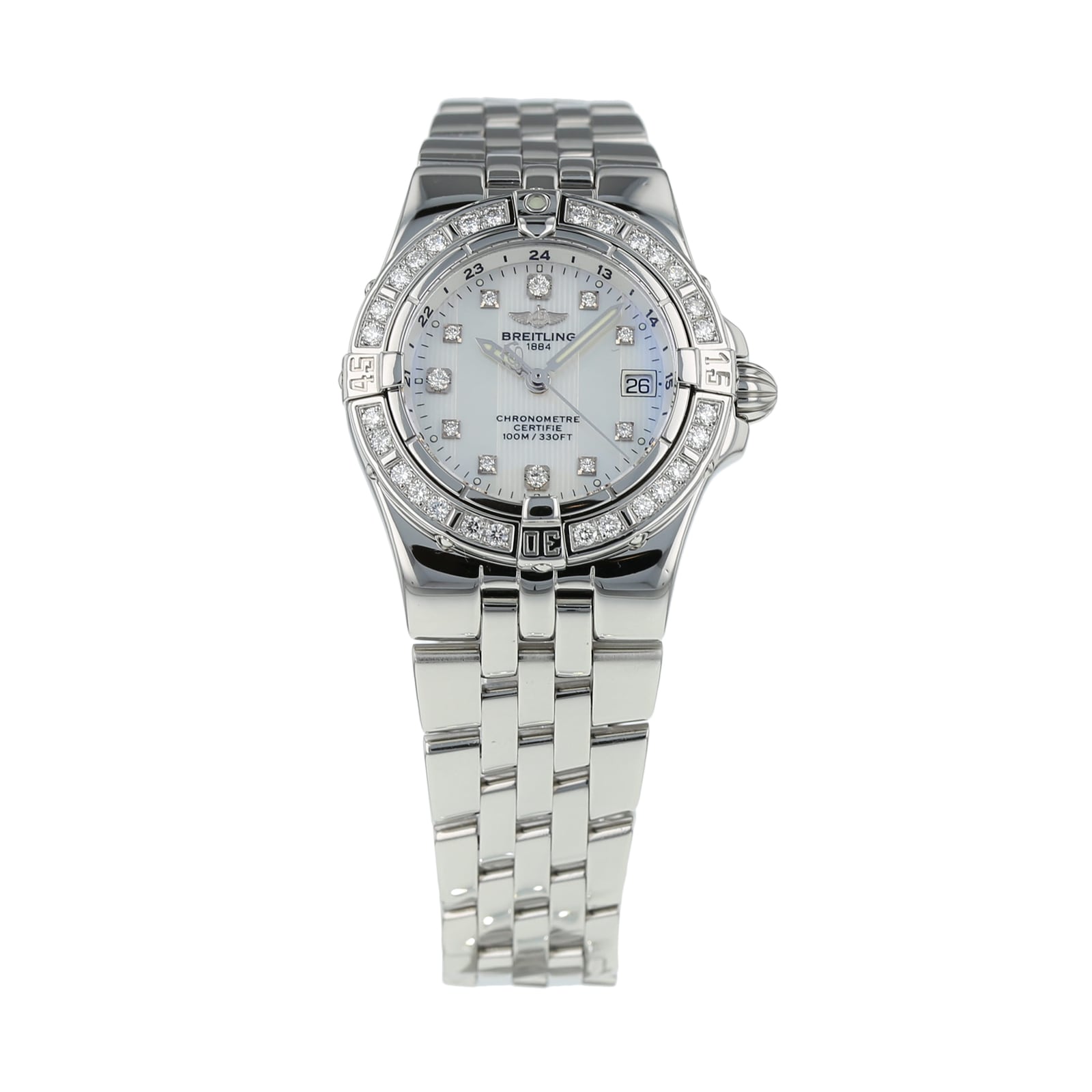 Breitling starliner deals diamond bezel