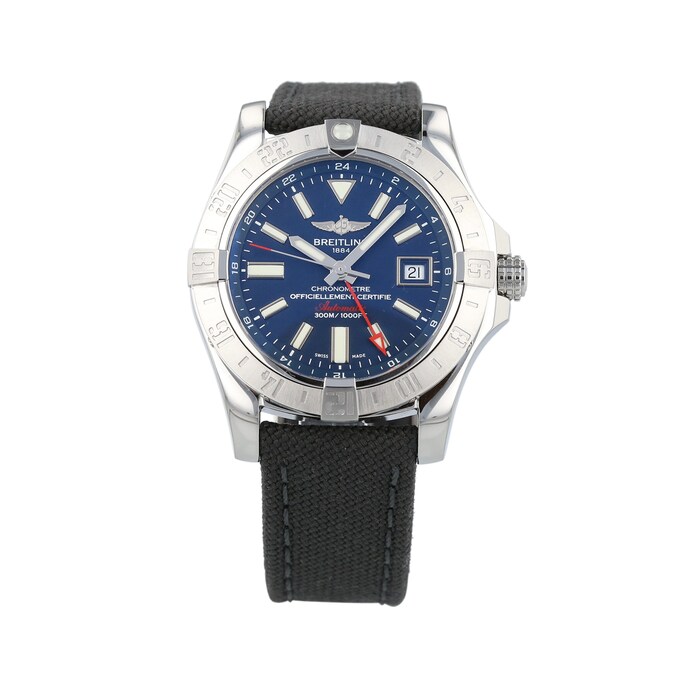 Pre-Owned Breitling Pre-Owned Breitling Avenger II GMT Mens Watch A32390111C1W1