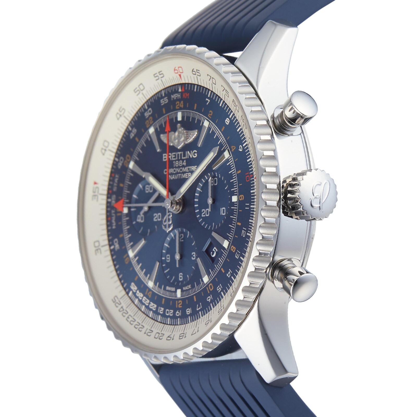 Pre-Owned Breitling Navitimer GMT Limited Edition Mens Watch AB04411A/C937