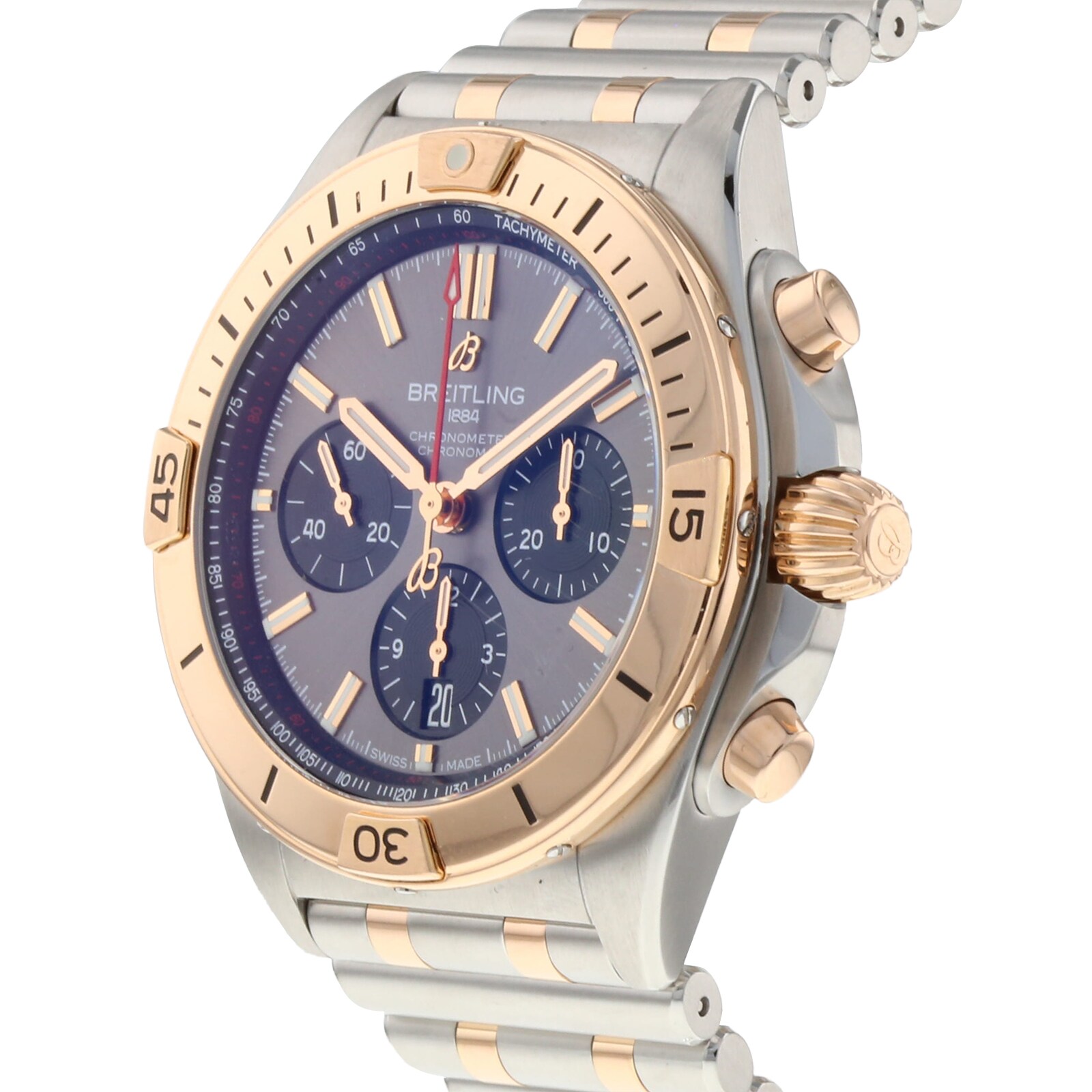 Pre-Owned Breitling Pre-Owned Breitling Chronomat B01 Mens Watch UB0134101B1U1