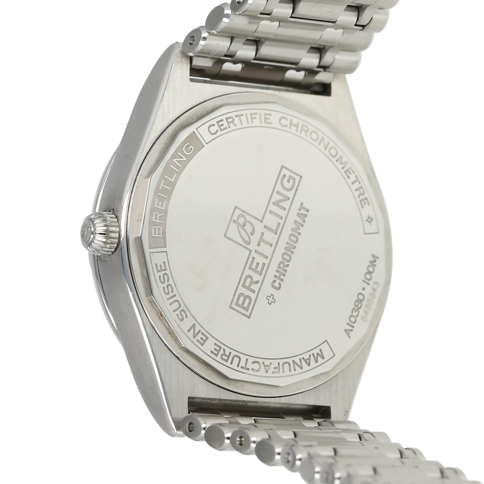 Pre-Owned Breitling Chronomat Automatic Ladies Watch A10380101A2A1 Pre-Owned Breitling Chronomat Automatic Ladies Watch A10380101A2A1