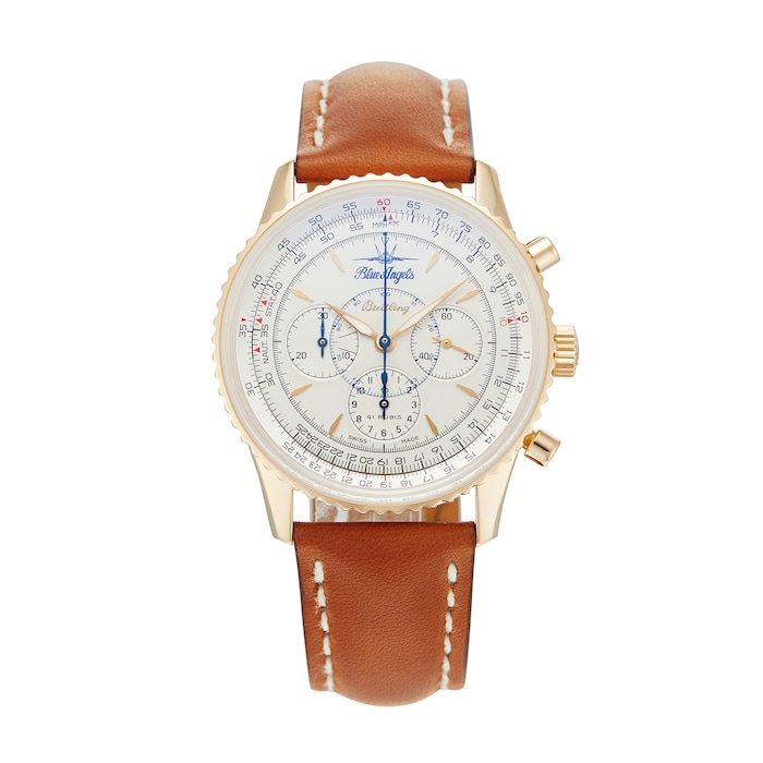 Pre-Owned Breitling Navitimer Montbrilliant 'Blue Angels' Mens Watch H30030.1