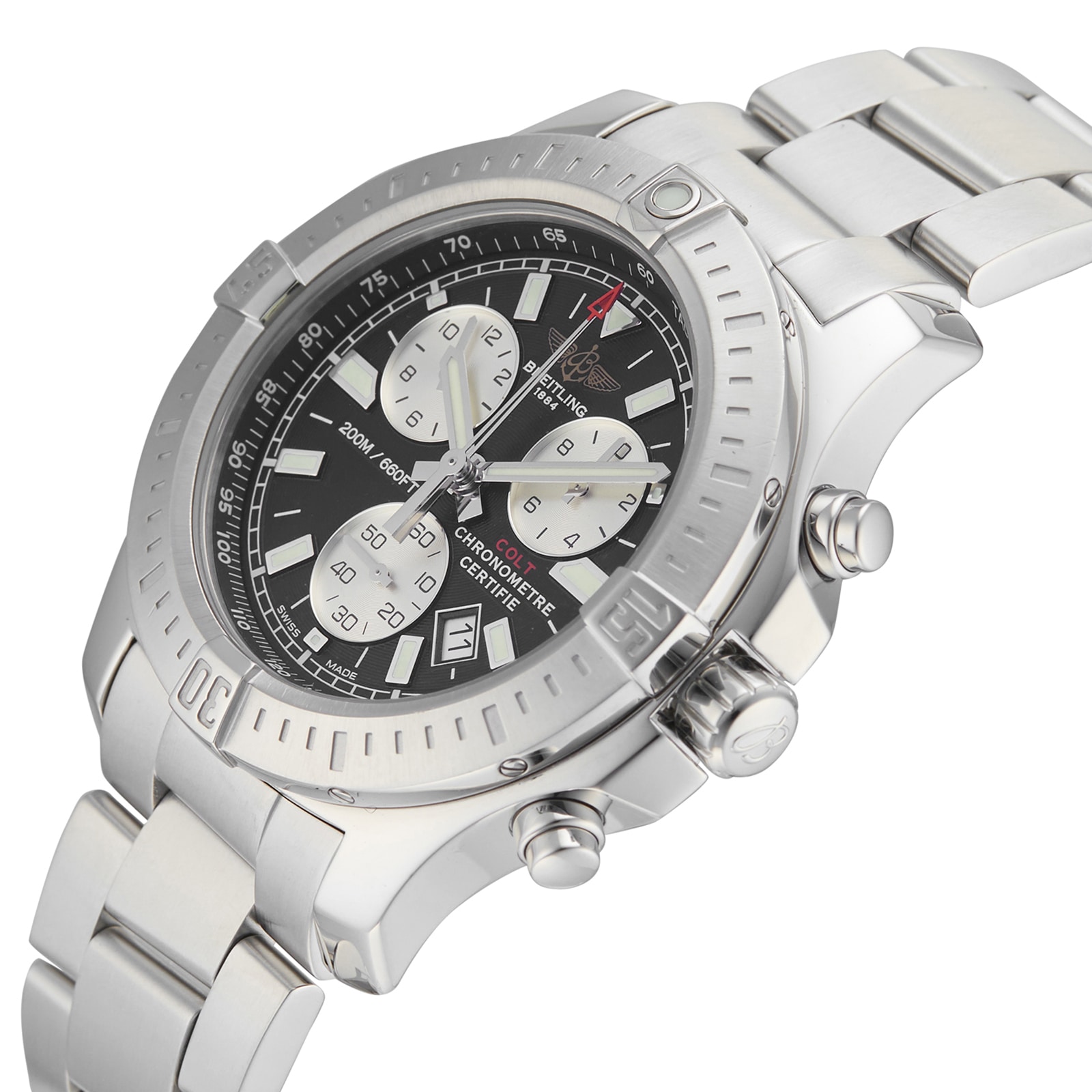 Pre-Owned Breitling Colt Chronograph Mens Watch A7338811/BD43