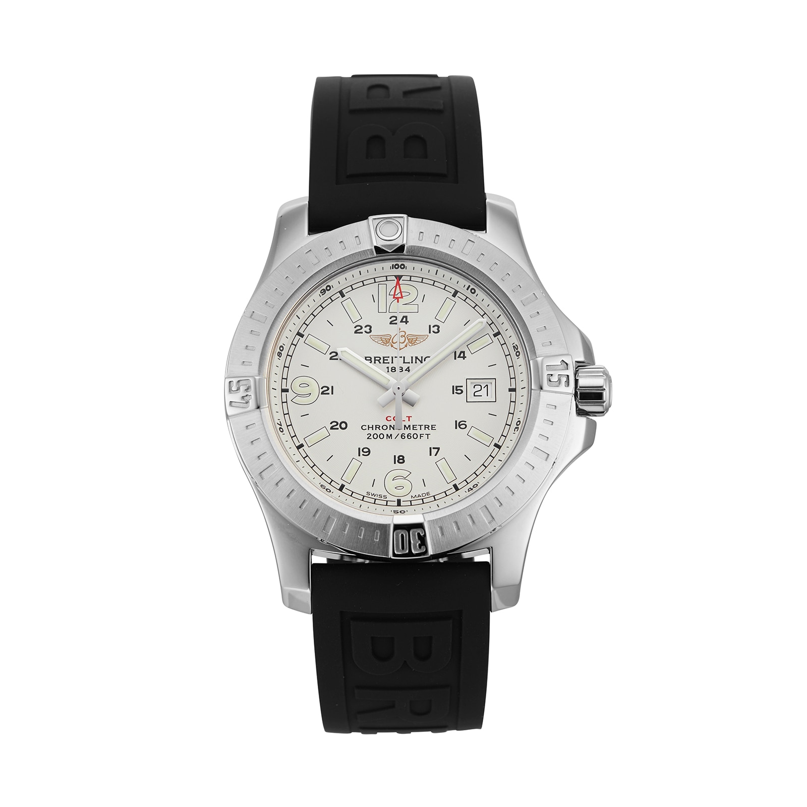 Breitling colt white face hotsell