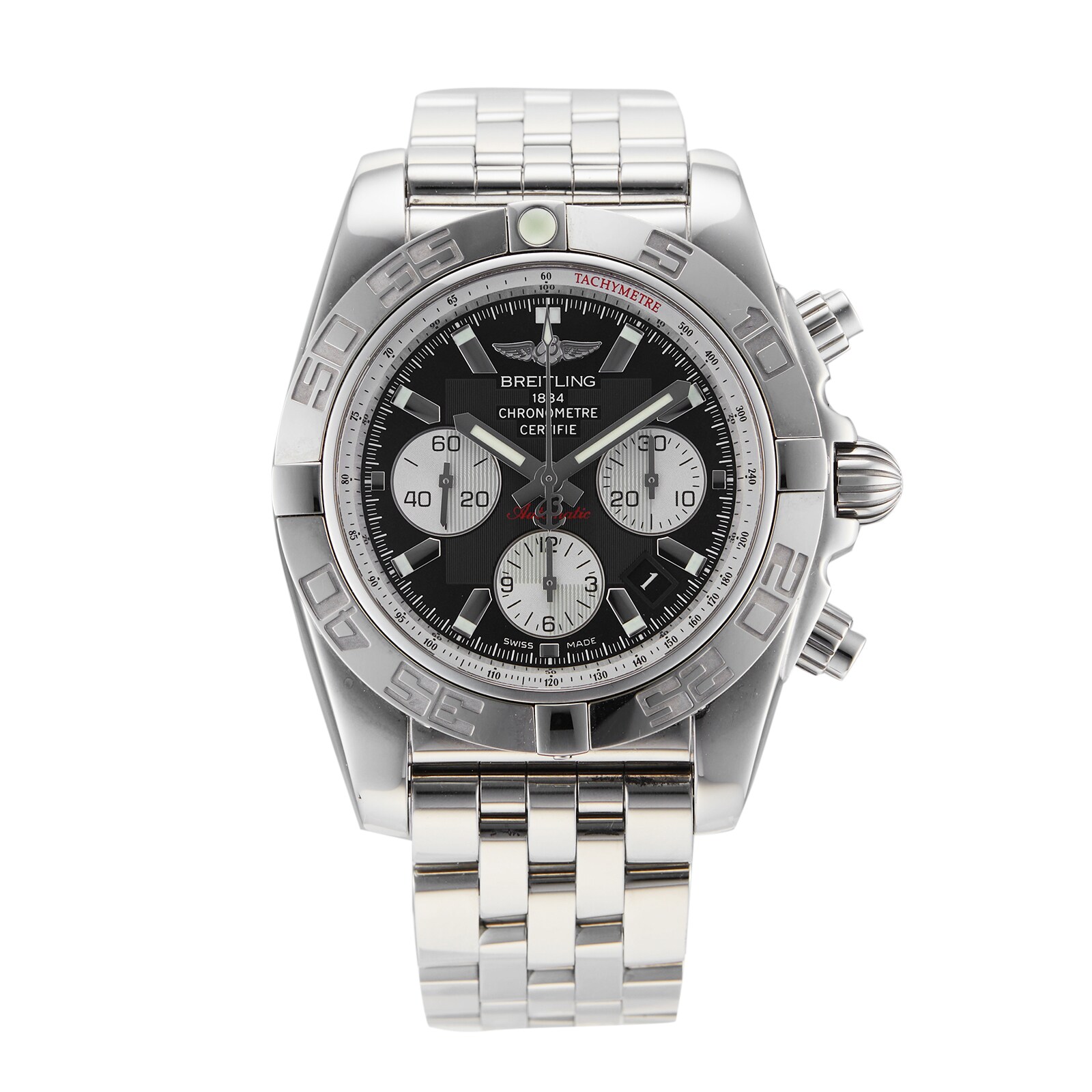 Pre-Owned Breitling Pre-Owned Breitling Chronomat B01 Mens Watch AB011012/B967 Pre-Owned Breitling Pre-Owned Breitling Chronomat B01 Mens Watch AB011012/B967
