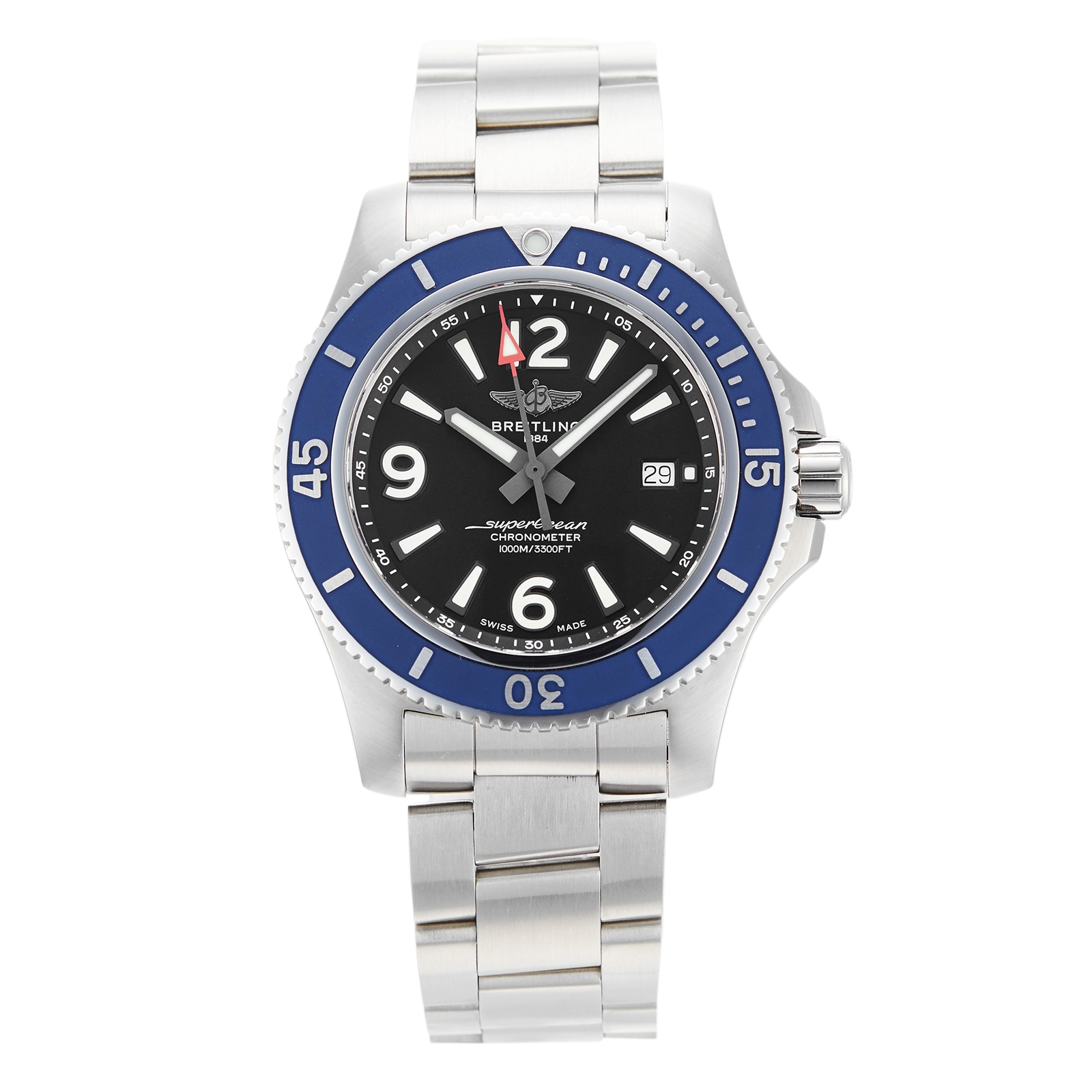 Pre-Owned Breitling Superocean Automatic 44 Mens Watch A173678A1B1A1