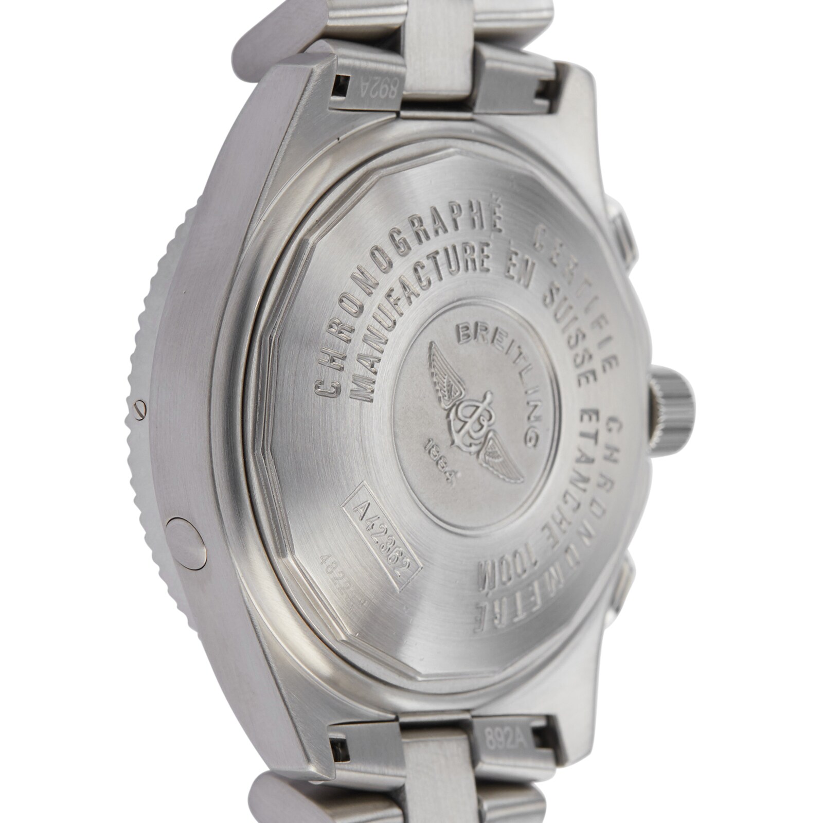 Pre-Owned Breitling Pre-Owned Breitling B-2 Chronograph 44 Mens Watch A4236235/G551