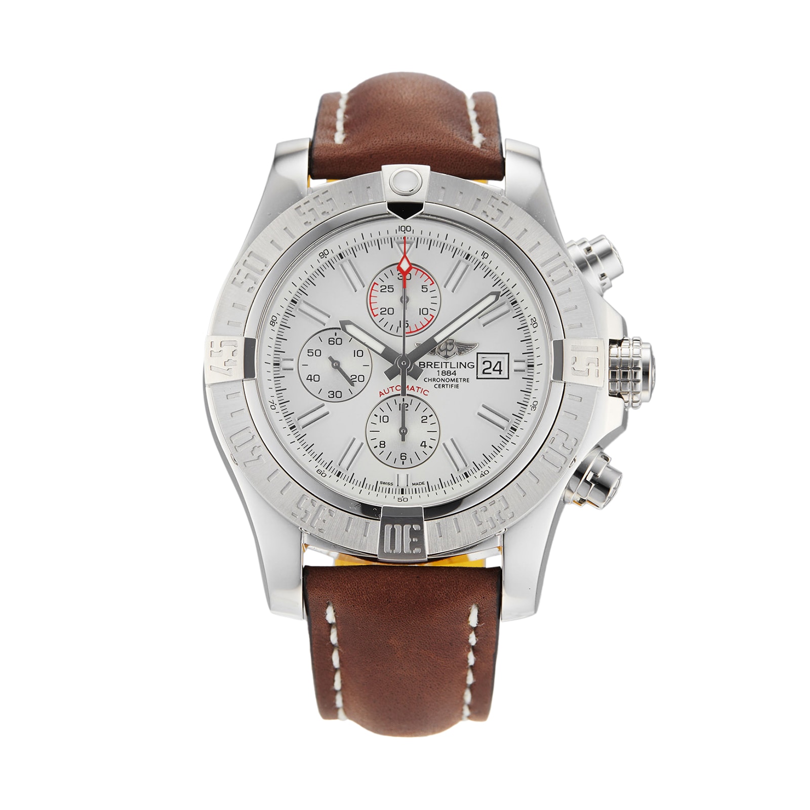 Pre Owned Breitling Pre Owned Breitling Super Avenger II Mens Watch A1337111 G779 01740007671 Watches Of Switzerland UK