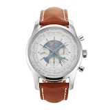 Pre-Owned Breitling Pre-Owned Breitling Transocean Unitime Mens Watch AB0510U0/A732