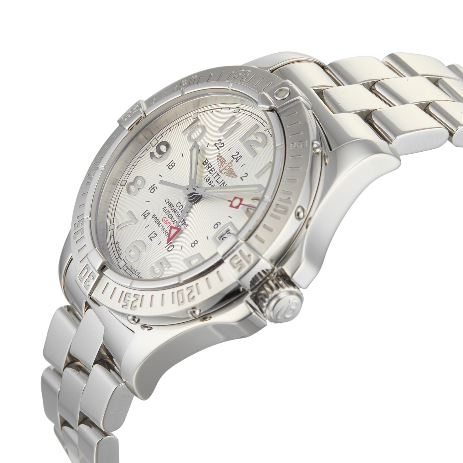 Pre-Owned Breitling Pre-Owned Breitling Colt GMT Mens Watch A3235011/B715 Pre-Owned Breitling Pre-Owned Breitling Colt GMT Mens Watch A3235011/B715