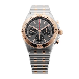 Pre-Owned Breitling Chronomat B01 42 Automatic, Stainless Steel and Rose Gold UB0134101B1U1