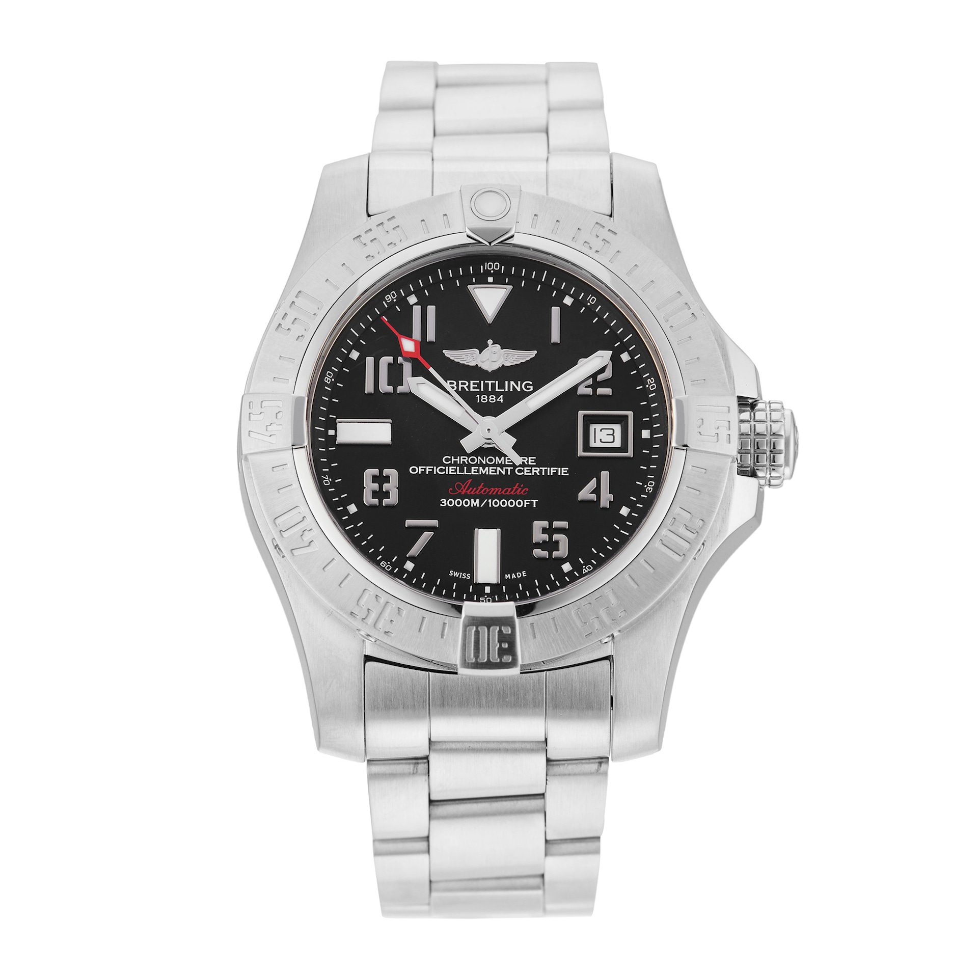 Pre-Owned Breitling Avenger II Seawolf 45mm Stainless Steel