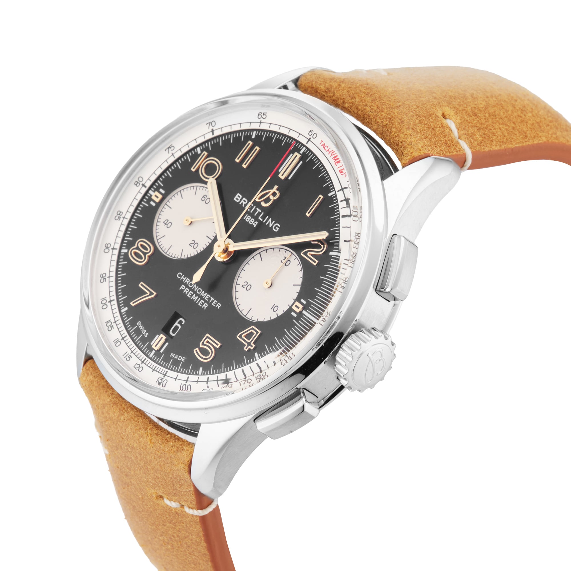 Pre-Owned Breitling Premier B01 Chronograph 42mm Norton Stainless Steel Pre-Owned Breitling Premier B01 Chronograph 42mm Norton Stainless Steel