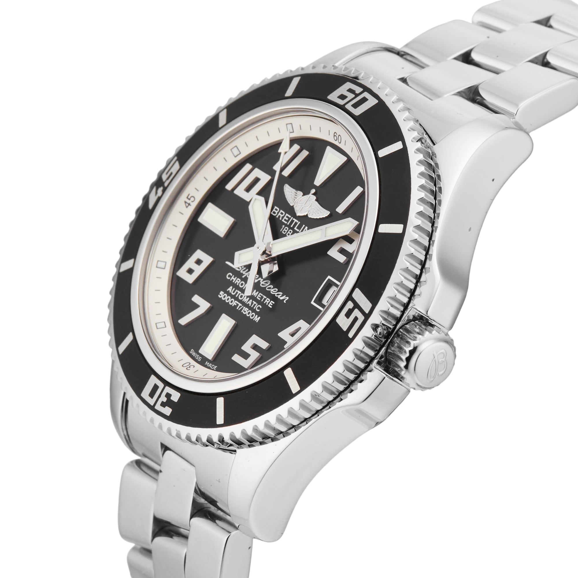 Pre-Owned Breitling Superocean Automatic 42mm Stainless Steel Pre-Owned Breitling Superocean Automatic 42mm Stainless Steel