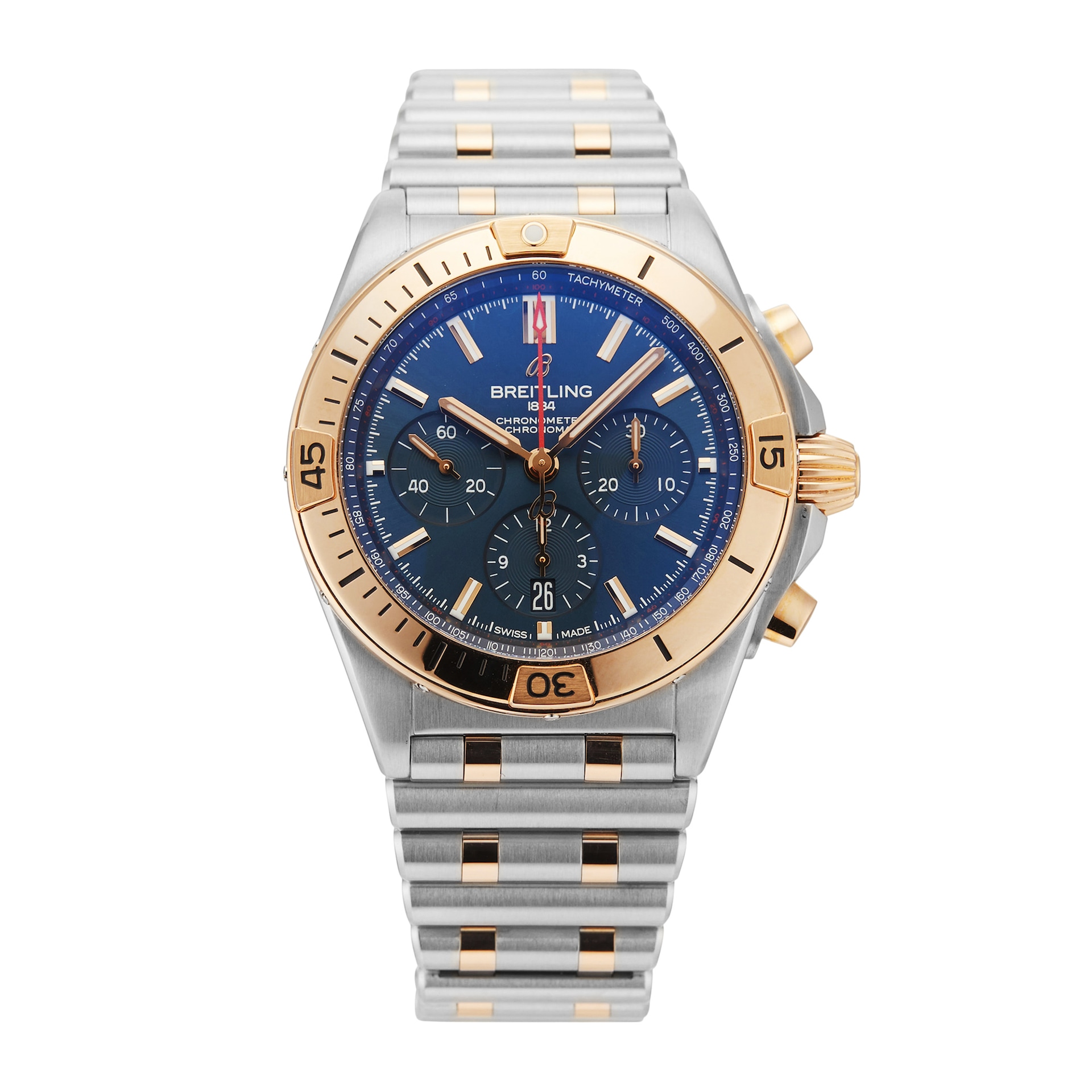 Pre-Owned Breitling Chronomat B01 42mm Stainless Steel and Rose Gold