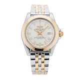 Pre-Owned Breitling Galactic 32mm Sleek Stainless Steel and Rose Gold