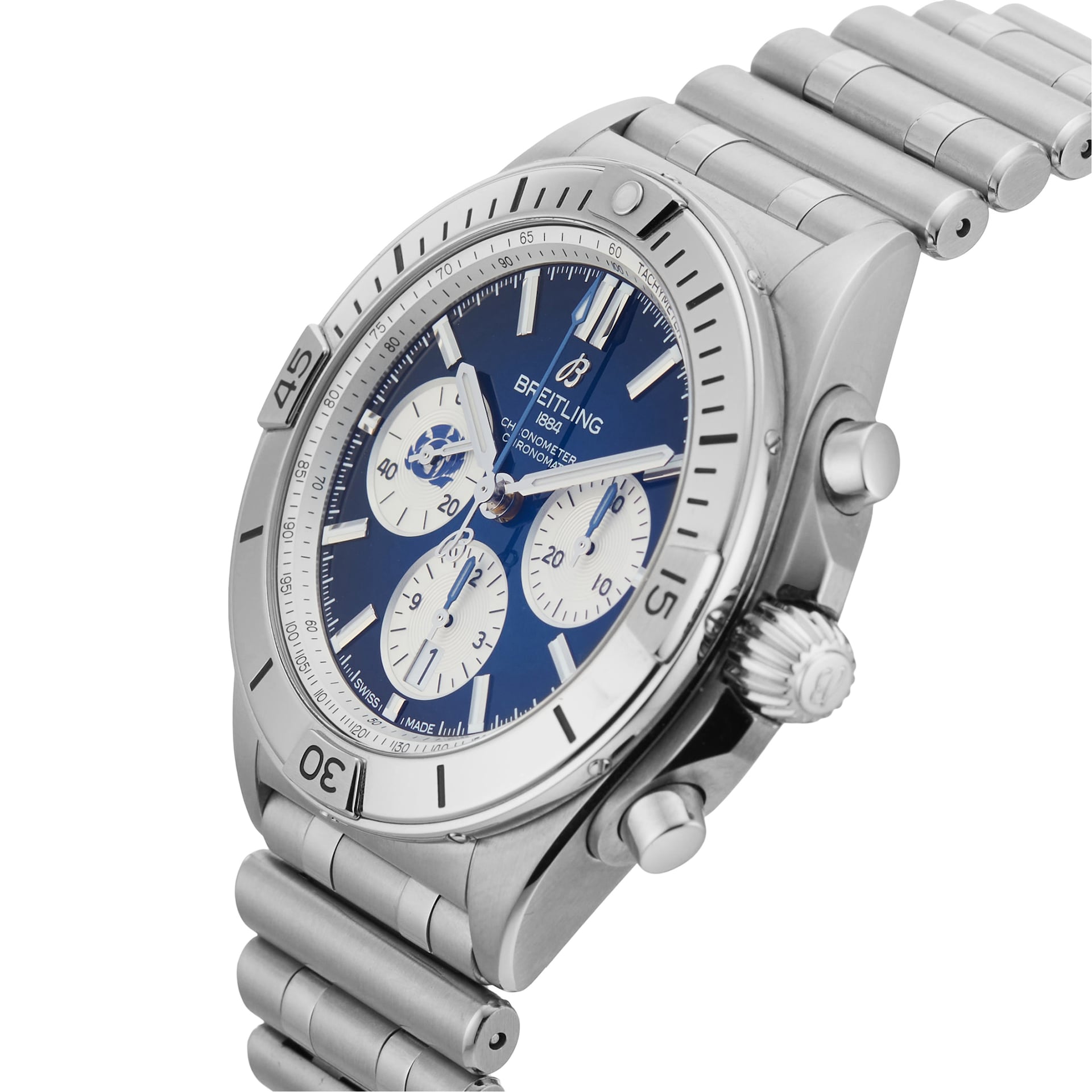 Pre-Owned Breitling Chronomat B01 Six Nations Scotland 42mm Stainless Steel Pre-Owned Breitling Chronomat B01 Six Nations Scotland 42mm Stainless Steel