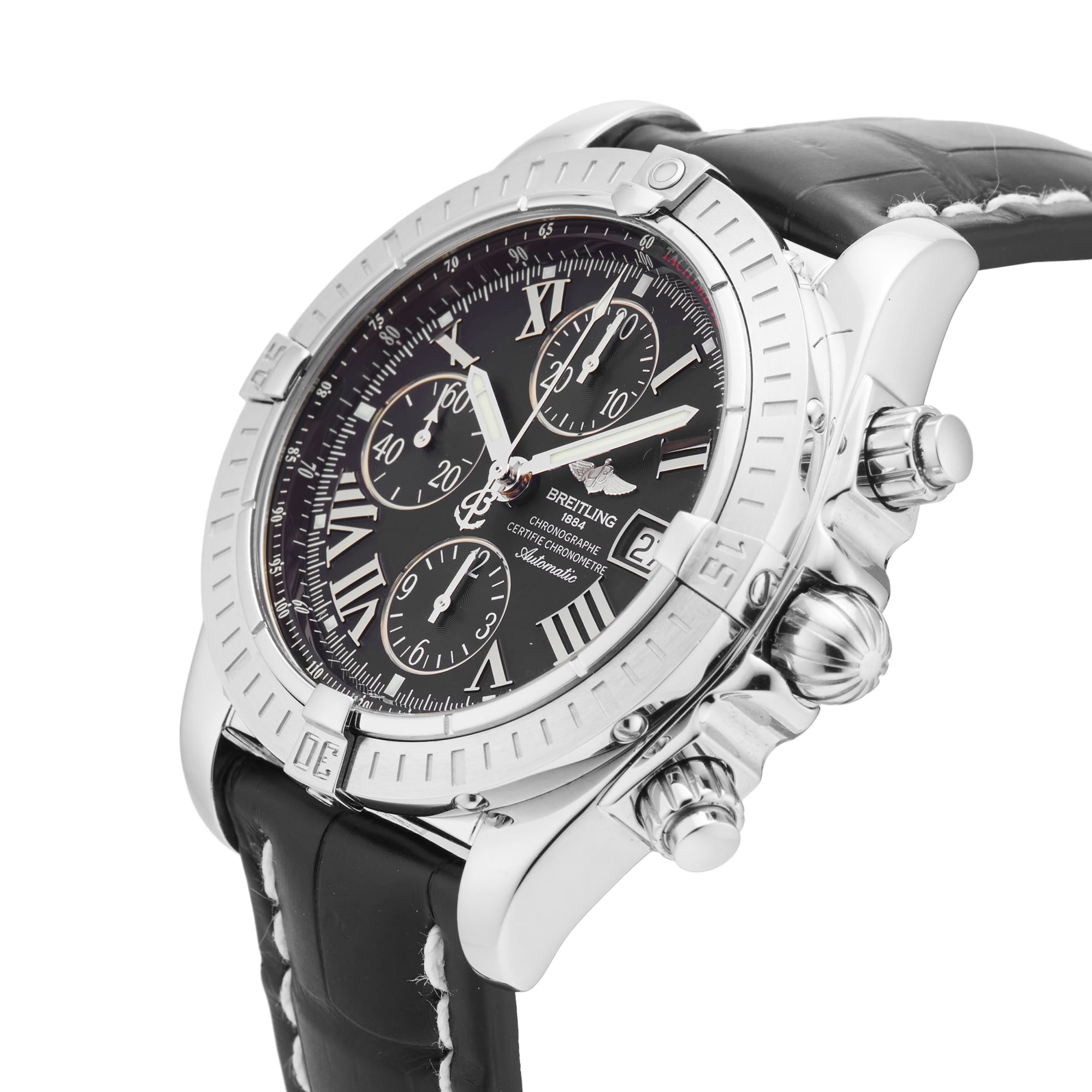 Pre-Owned Breitling Chronomat Evolution 44mm Stainless Steel Pre-Owned Breitling Chronomat Evolution 44mm Stainless Steel