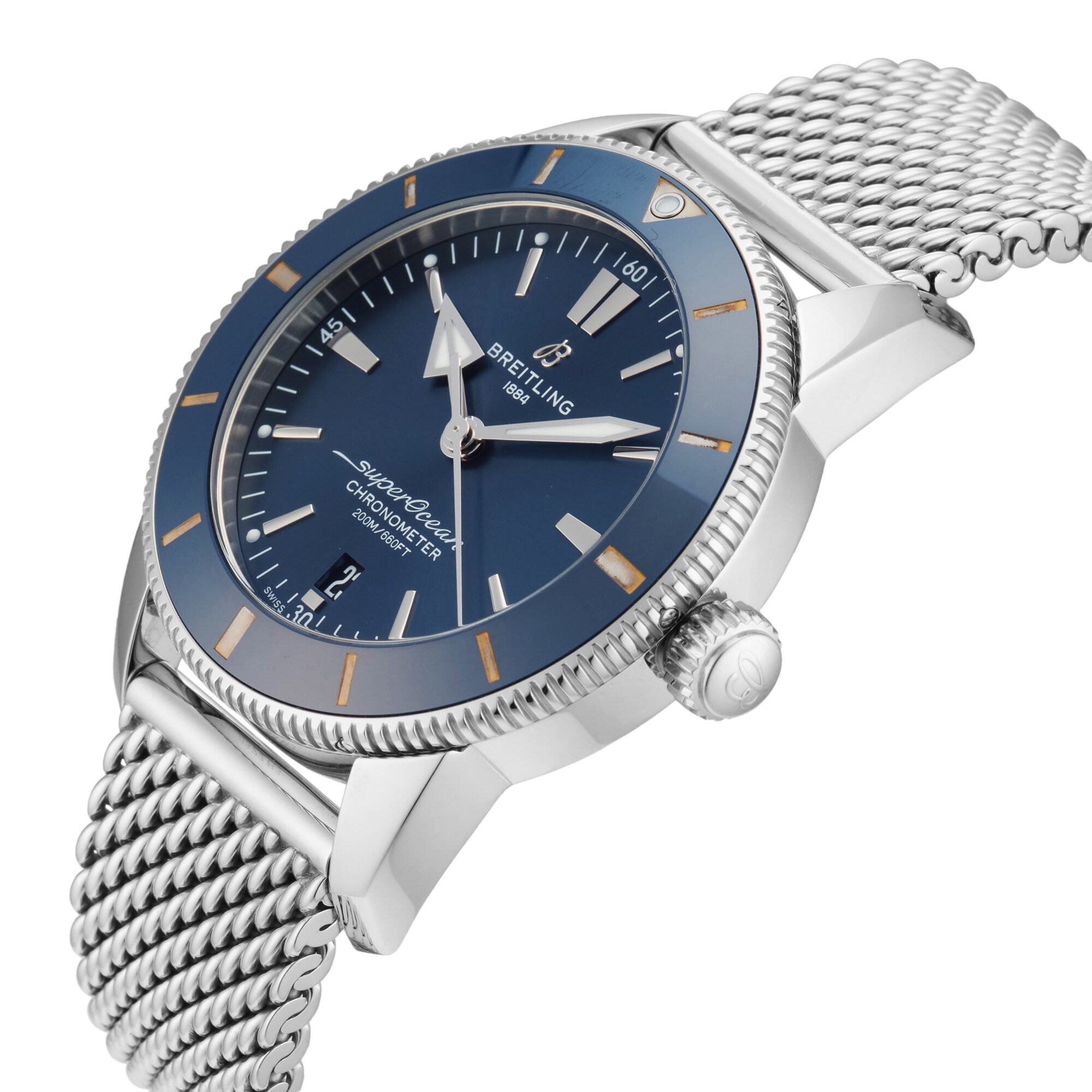 Pre-Owned Breitling Superocean Heritage B20 44mm Stainless Steel Pre-Owned Breitling Superocean Heritage B20 44mm Stainless Steel