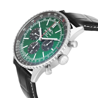 Pre-Owned Breitling Pre-Owned Breitling Navitimer B01 Chronograph 46mm Stainless Steel  AB0137241L1P1