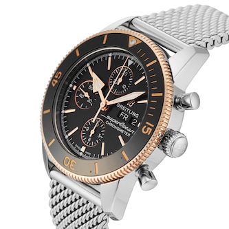 Pre-Owned Breitling Superocean Heritage chronograph 44 Stainless Steel