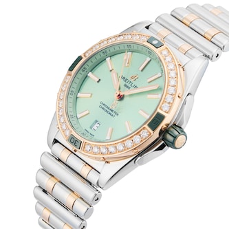 Pre-Owned Breitling Super Chronomat 38mm Stainless Steel and Rose Gold