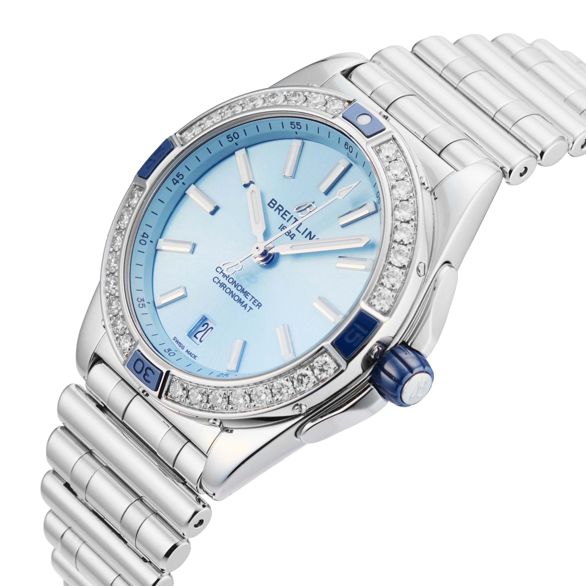 Pre-Owned Breitling Super Chronomat 38mm Stainless Steel