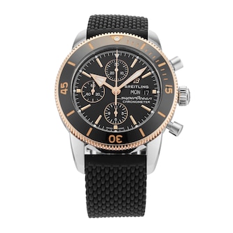 Pre-Owned Breitling Superocean Heritage Chronograph 44mm Stainless Steel and Rose Gold