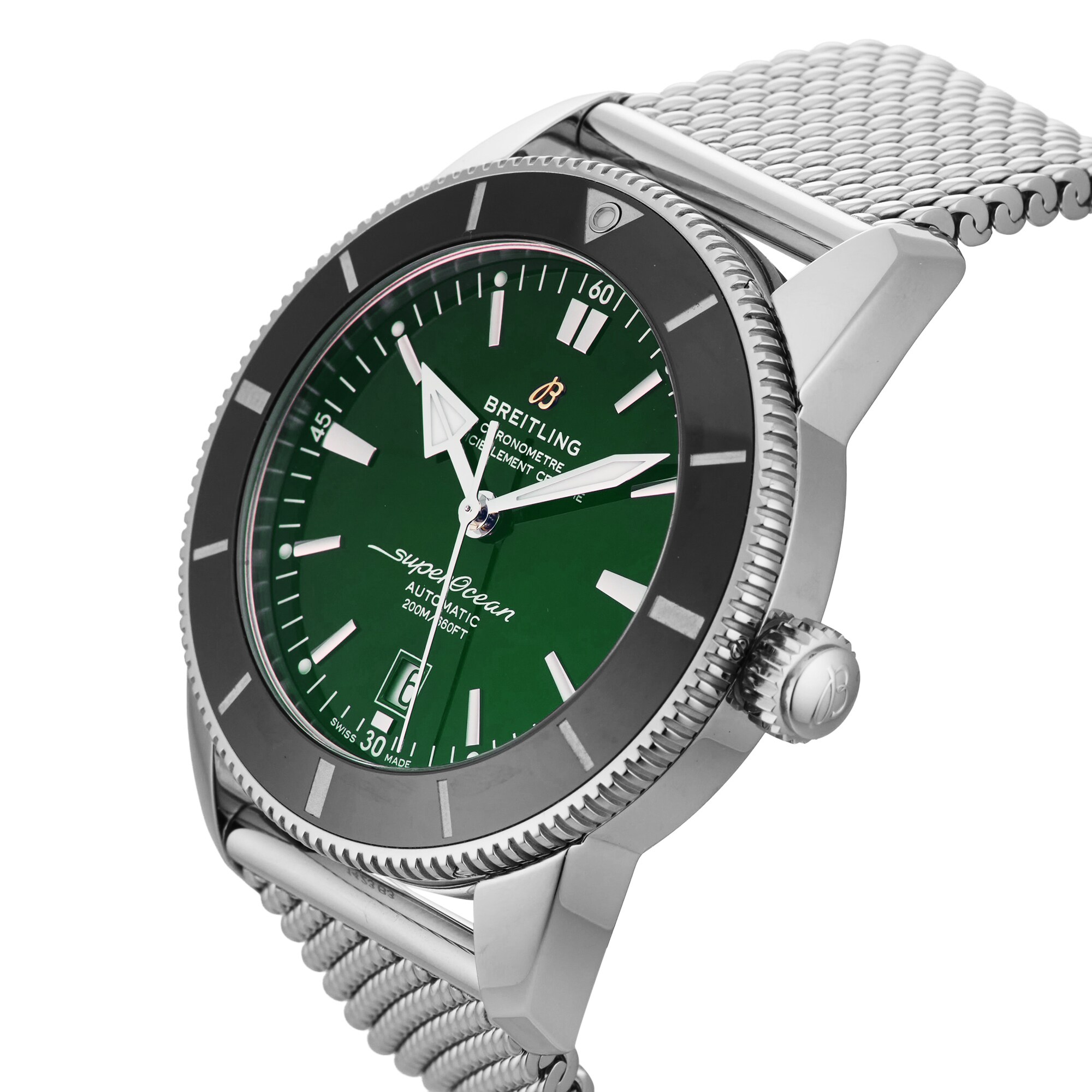 Pre-Owned Breitling Superocean Heritage B20 Automatic 46mm Stainless Steel Pre-Owned Breitling Superocean Heritage B20 Automatic 46mm Stainless Steel