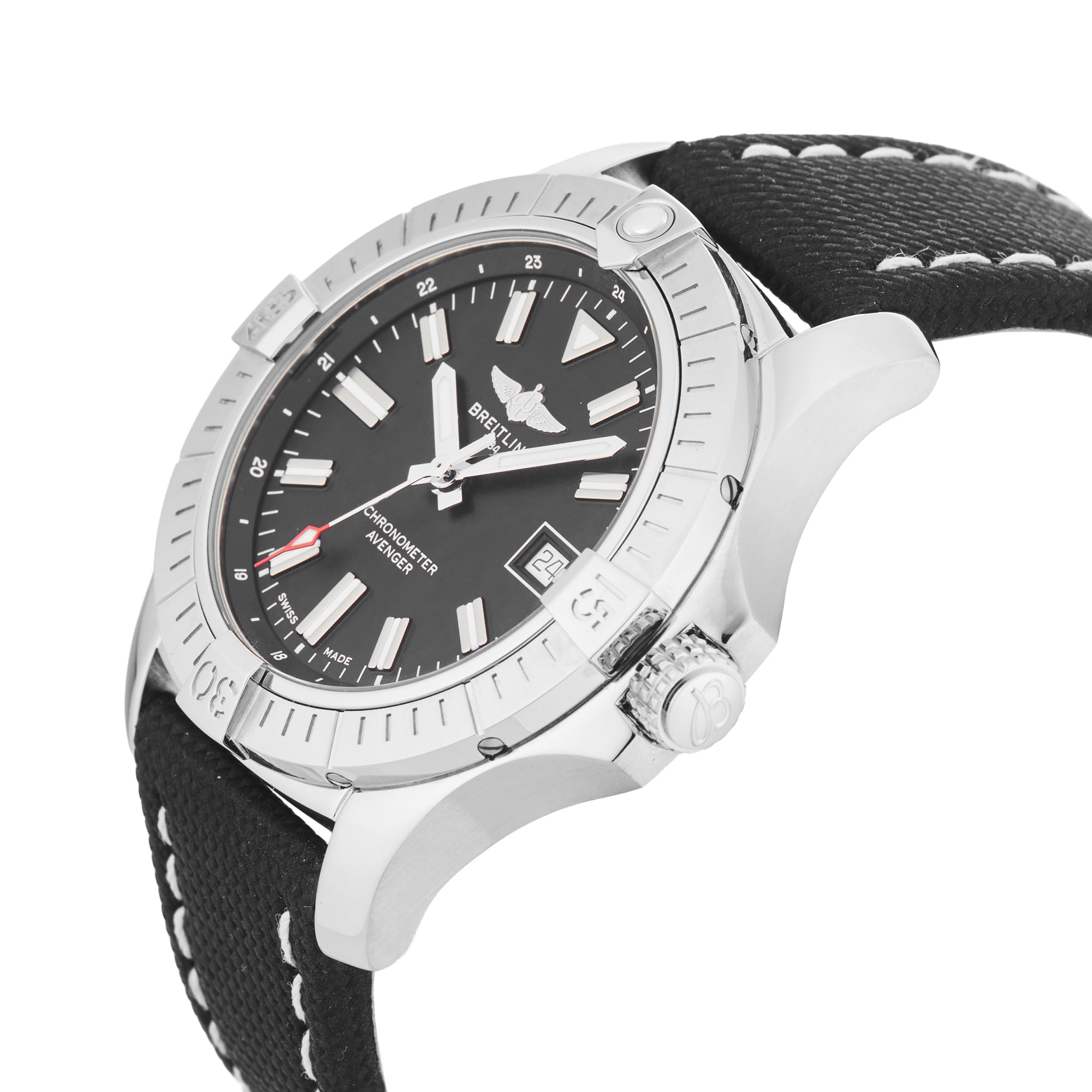 Pre-Owned Breitling Avenger 43mm Stainless Steel A17318101B1X2 Pre-Owned Breitling Avenger 43mm Stainless Steel A17318101B1X2